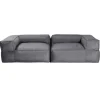 All-Weather Baya Love Seat, Set of 2 - Charcoal