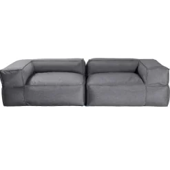 All-Weather Baya Love Seat, Set of 2 - Charcoal