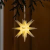 All-Weather Lighted Hanging Moravian Star, 4.75" dia.