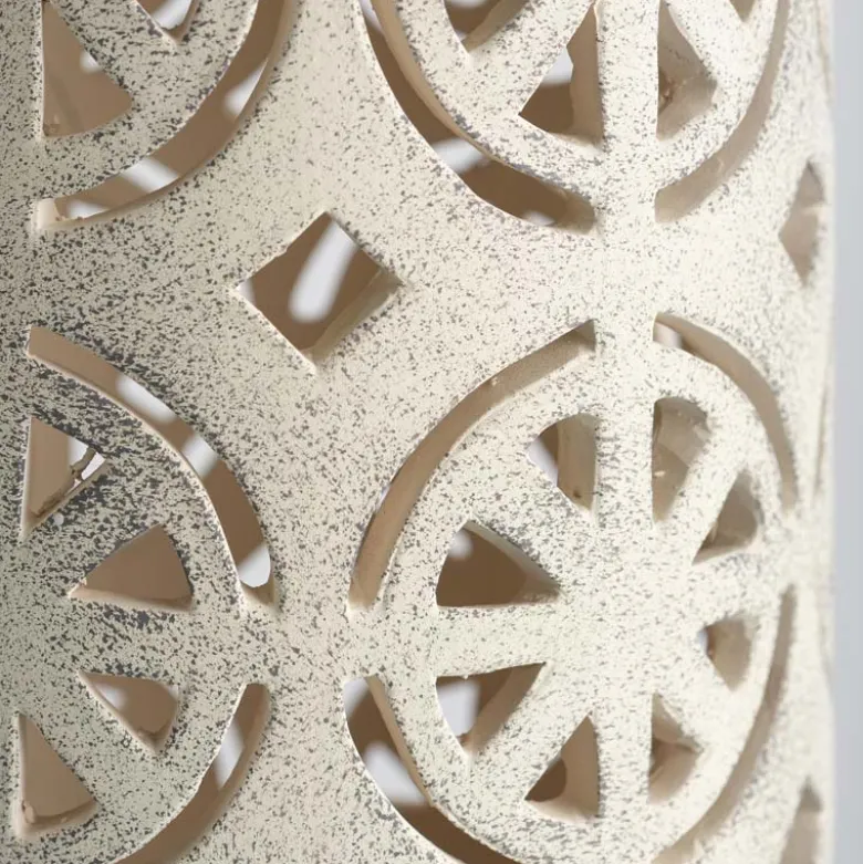 Aqua Crackle Glazed Ceramic Birdbath
