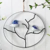 Art Glass Bird Wall Sculpture
