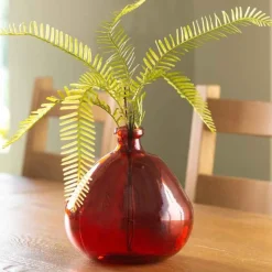 Askew Recycled Glass Balloon Vase, 9