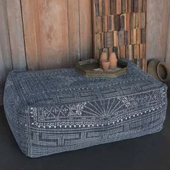 Batik Printed Ottoman