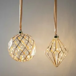 Battery Operated Micro LED Ball Ornament