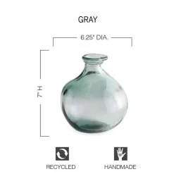 Bubble Recycled Glass Balloon Vase, 7