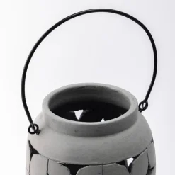 Cement Moroccan Lantern, Tall