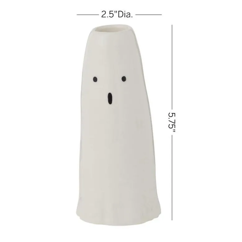 Ceramic Ghost Candleholder