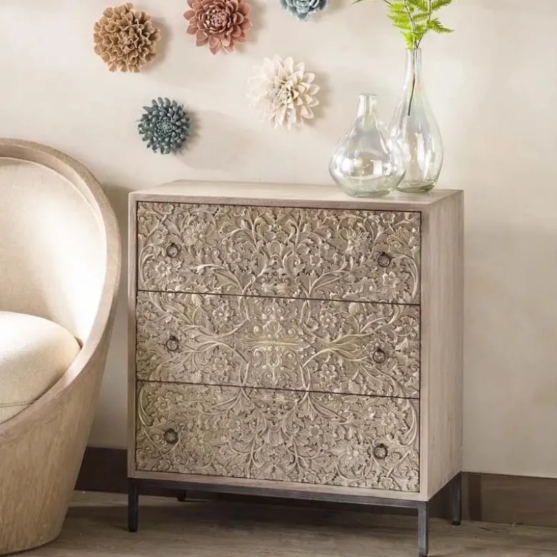 Ceramic Wall Flowers, 8" - Marigold
