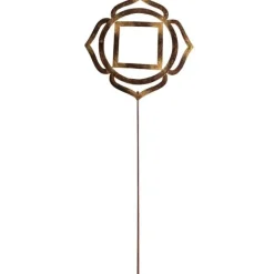 Chakra Symbol Garden and Planter Metal Stake - Roots