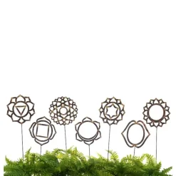 Chakra Symbol Garden and Planter Metal Stake - Unity