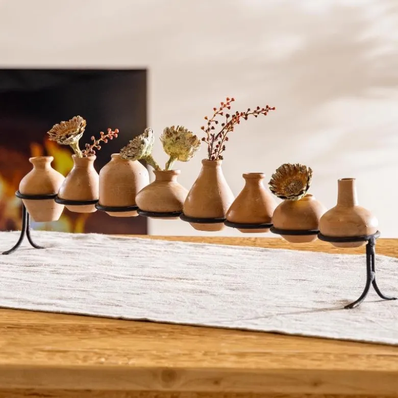 Clay Vessels on an Iron Frame