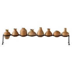 Clay Vessels on an Iron Frame