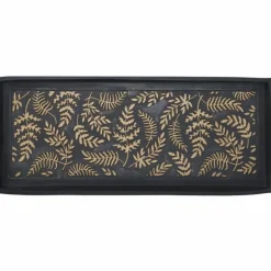 Copper-Brushed Ferns Rubber Boot Tray