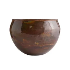 Copper Finish Hose Pot