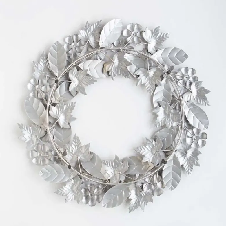 Cornflower and Chicory Metal Wreath