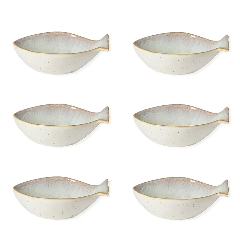 Dori Dourada 6" Bowls, Set of 6 (nacar)