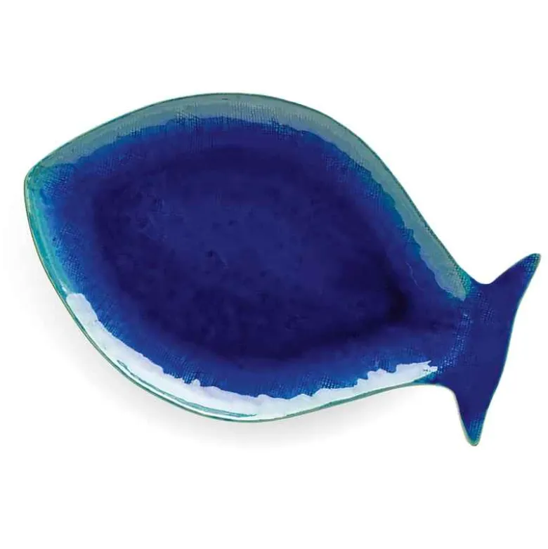 Dori Dourada 12" Serving Dish (blue)
