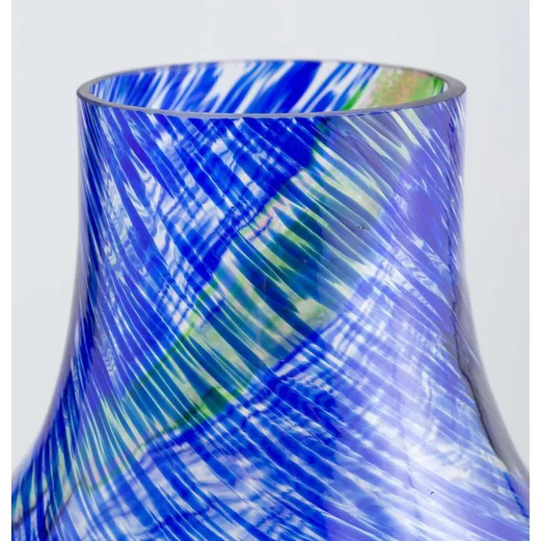 EchoFlame Glowing Glass Tabletop Fire Bowl
