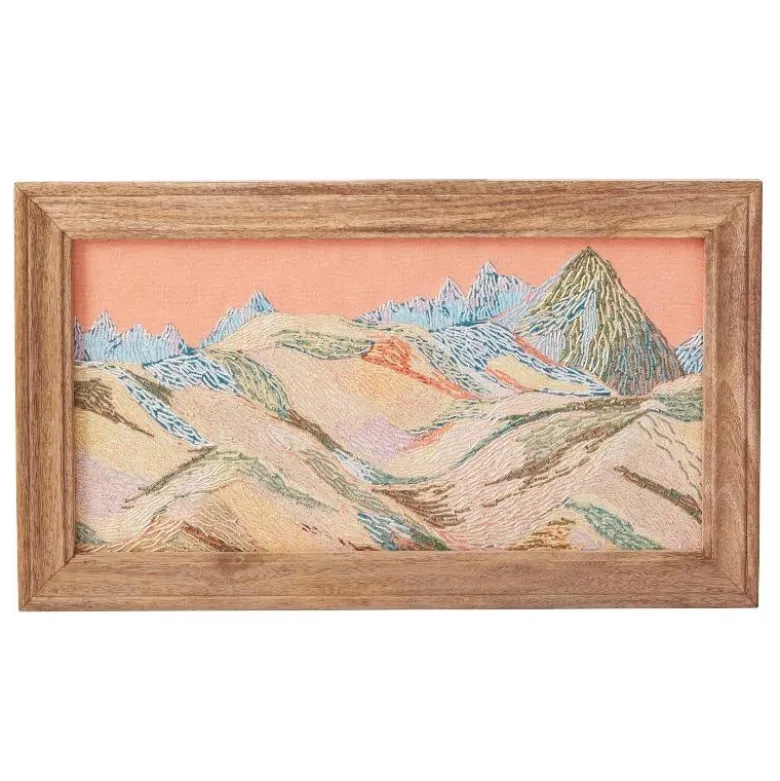 Embroidered Cordillera Landscape Wall Art