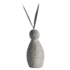 Faux Stone and Metal Rabbit Sculpture, Short