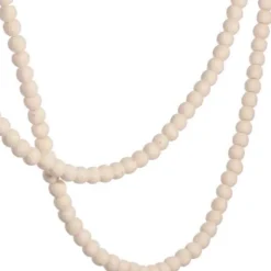 Felted Wool Ball Garland - Snowberry