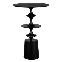 Flight Black Accent Table