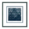Framed Abstract Paper Wall Art - Mulberry Arte En Azul II