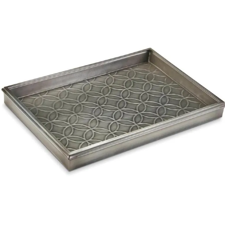 Galvanized Steel Circle Pattern Boot Tray