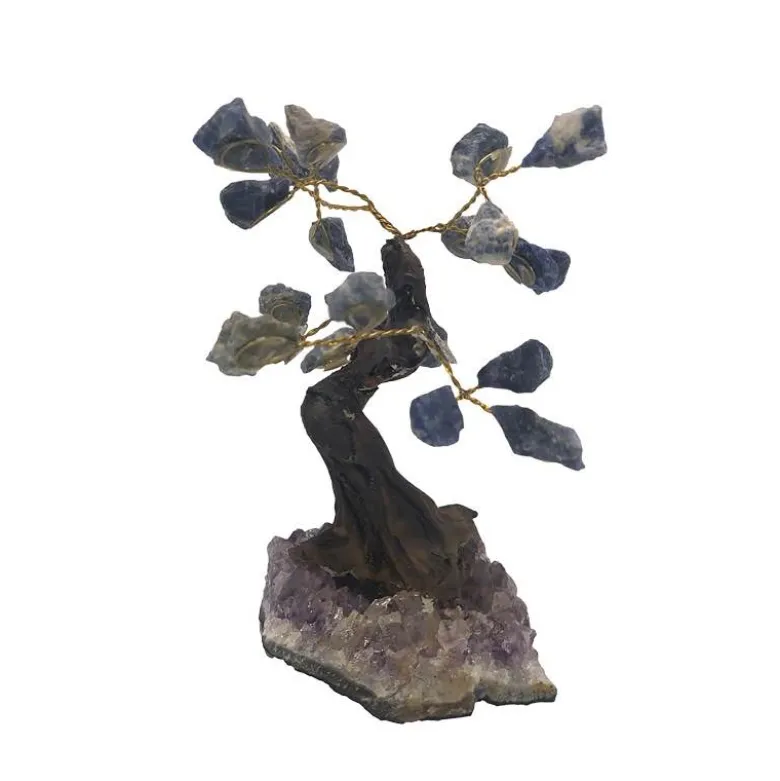 Gemstone Bonsai Tree, Small (Sodalite)