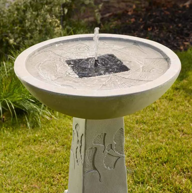 Gingko IntelliSOLAR Birdbath with Remote