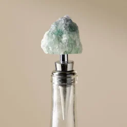 Green Fluorite Wine Stopper