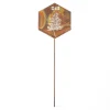 Handcrafted Flamed Copper Herb Stake - Dill