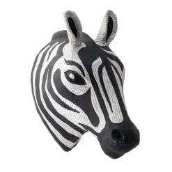 Handcrafted Haitian Artisan Paper Mache Zebra Head