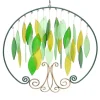 Handcrafted Metal and Glass Tree of Life Wind Chime