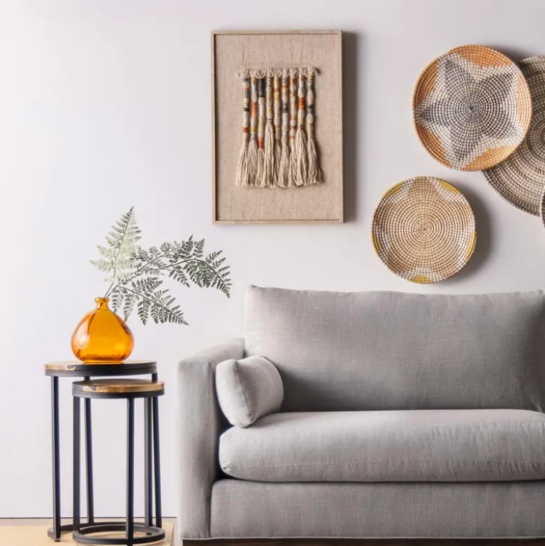 Handcrafted Yarn Twisted Woven Wall Art