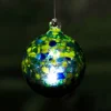 Hanging Solar Orb Light - Green