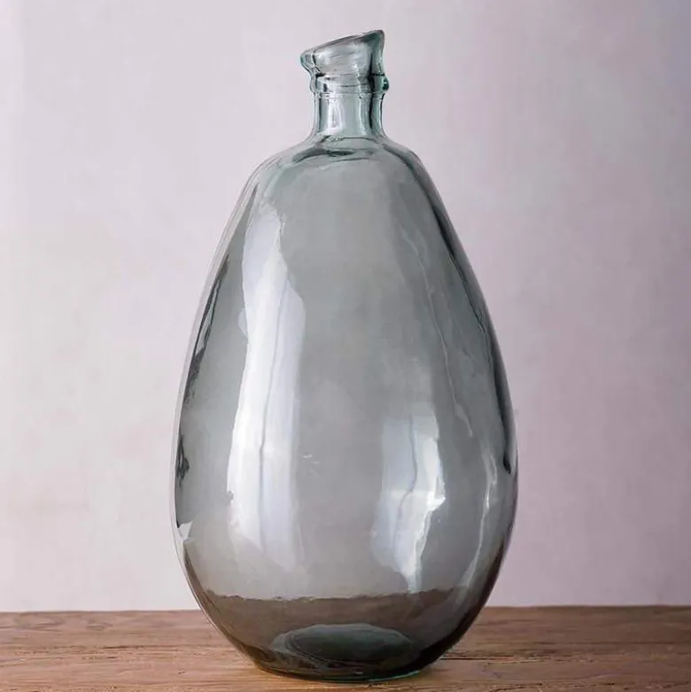 19"H Recycled Glass Balloon Vase