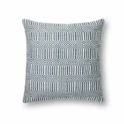 Indoor/Outdoor Colorful Pillow, 22" sq. - Blue