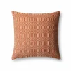 Indoor/Outdoor Colorful Pillow, 22" sq. - Orange