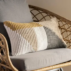 Indoor/Outdoor Graphic Lumbar Pillow
