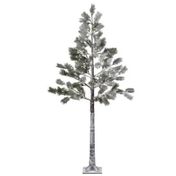 Indoor/Outdoor LED Snowy Pine Tree, 70"H