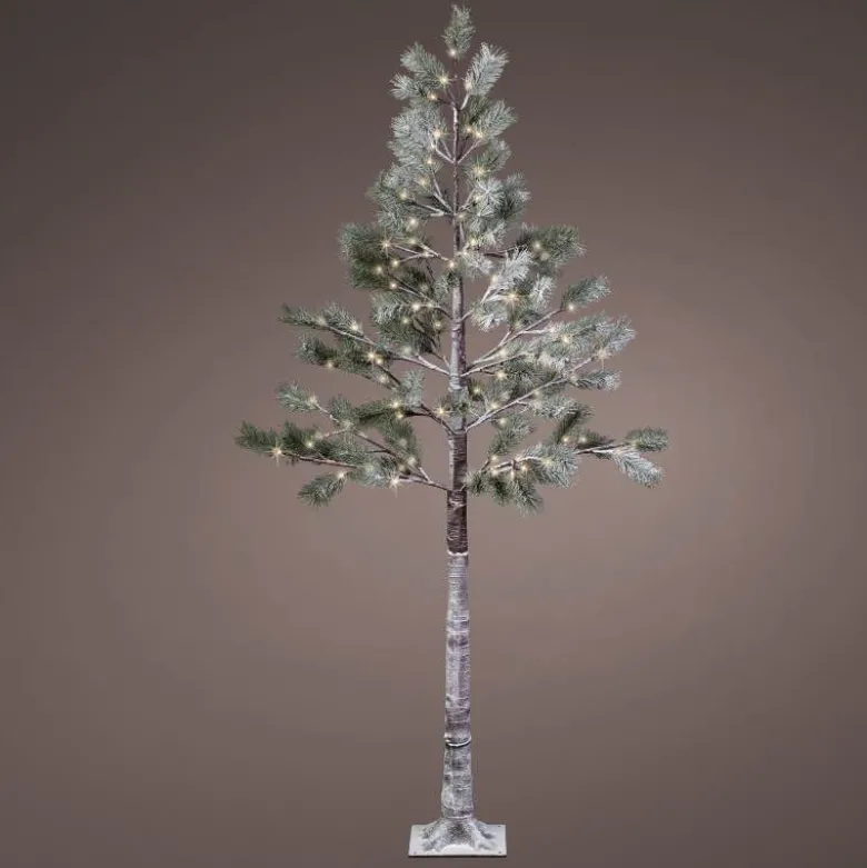 Indoor/Outdoor LED Snowy Pine Tree, 70"H