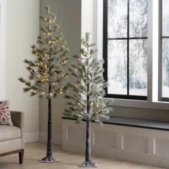 Indoor/Outdoor LED Snowy Pine Tree, 70