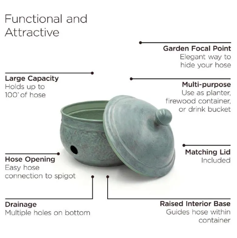 Key West Steel Hose Pot with Lid
