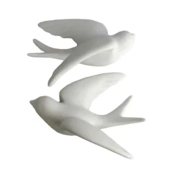 Large Ceramic Sparrows, Set of 2