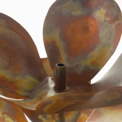 Large-Scale Pinecone Metal Garden Sculpture