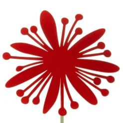 Laser-Cut Metal Wildflower Garden Stakes, Set of 5