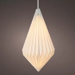 LED Indoor/Outdoor Hanging Mid Century Teardrop