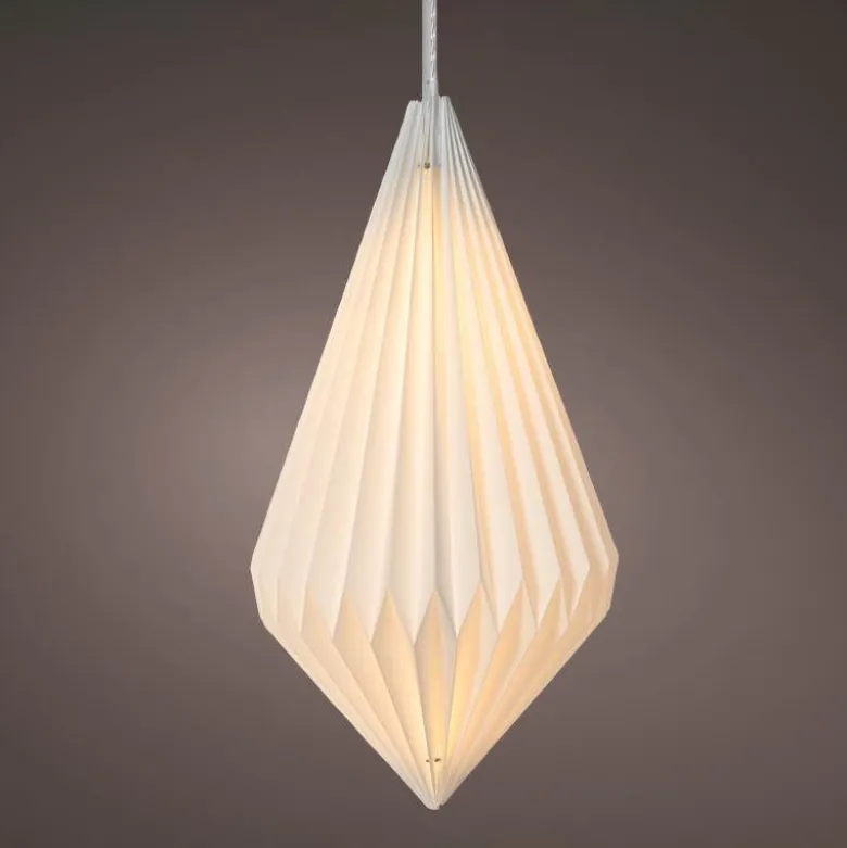 LED Indoor/Outdoor Hanging Mid Century Teardrop
