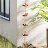 Lotus Metal Rain Chain (72")